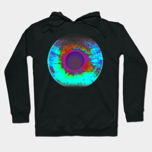 Multicolor Neon Eye / Rainbow Eye Hoodie